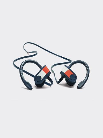 Női Tommy Hilfiger Wireless Earbuds Technology Piros Fehér Kék | HU 706OKI